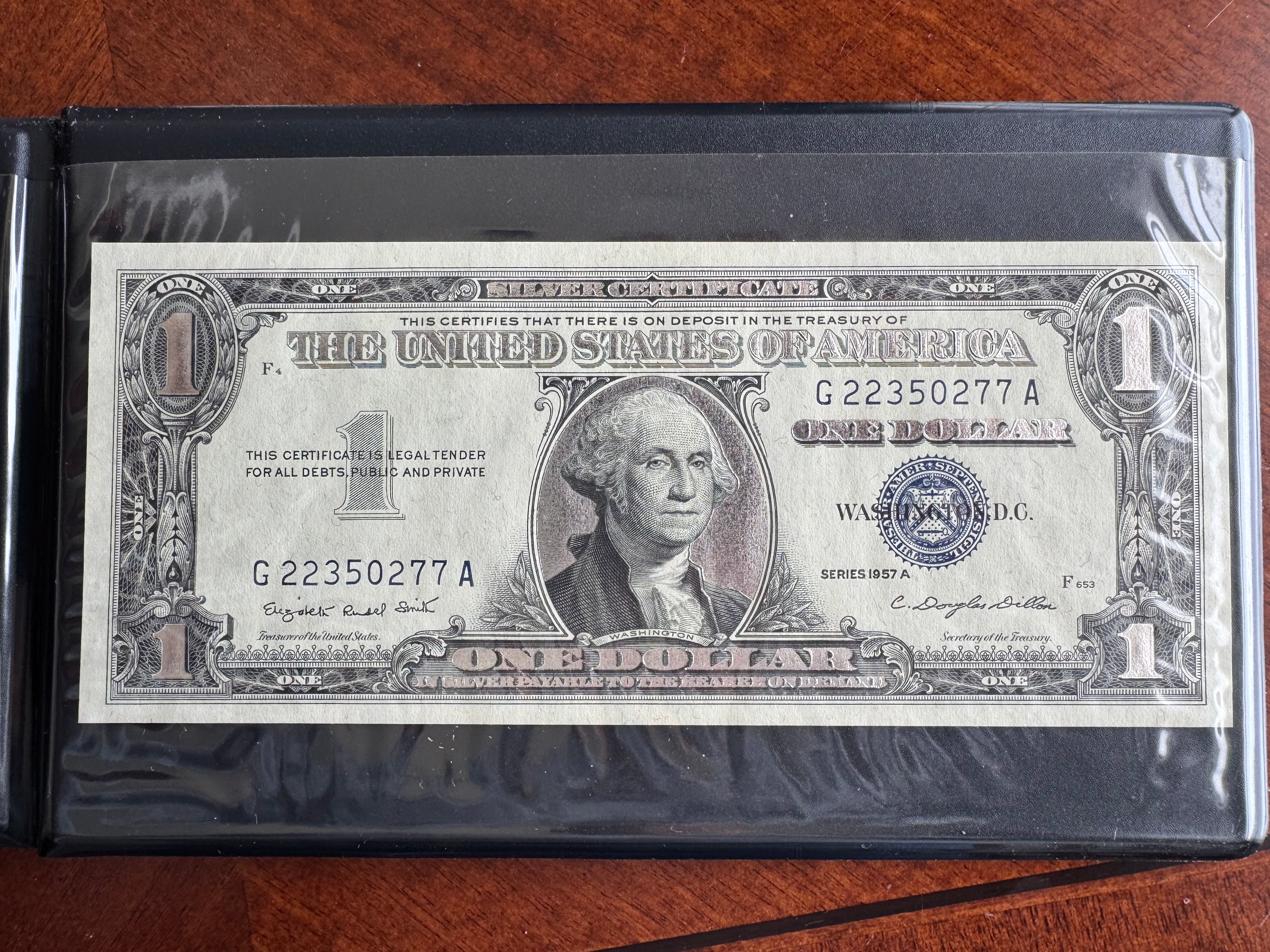1957 $1 Silver Certificate Series A