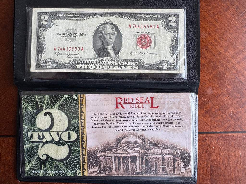 22 Karat Gold Edition 2009 $2 Bill