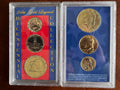 24kt Gold Layered Bicentennial Collection - Quarter, Half Dollar & Dollar