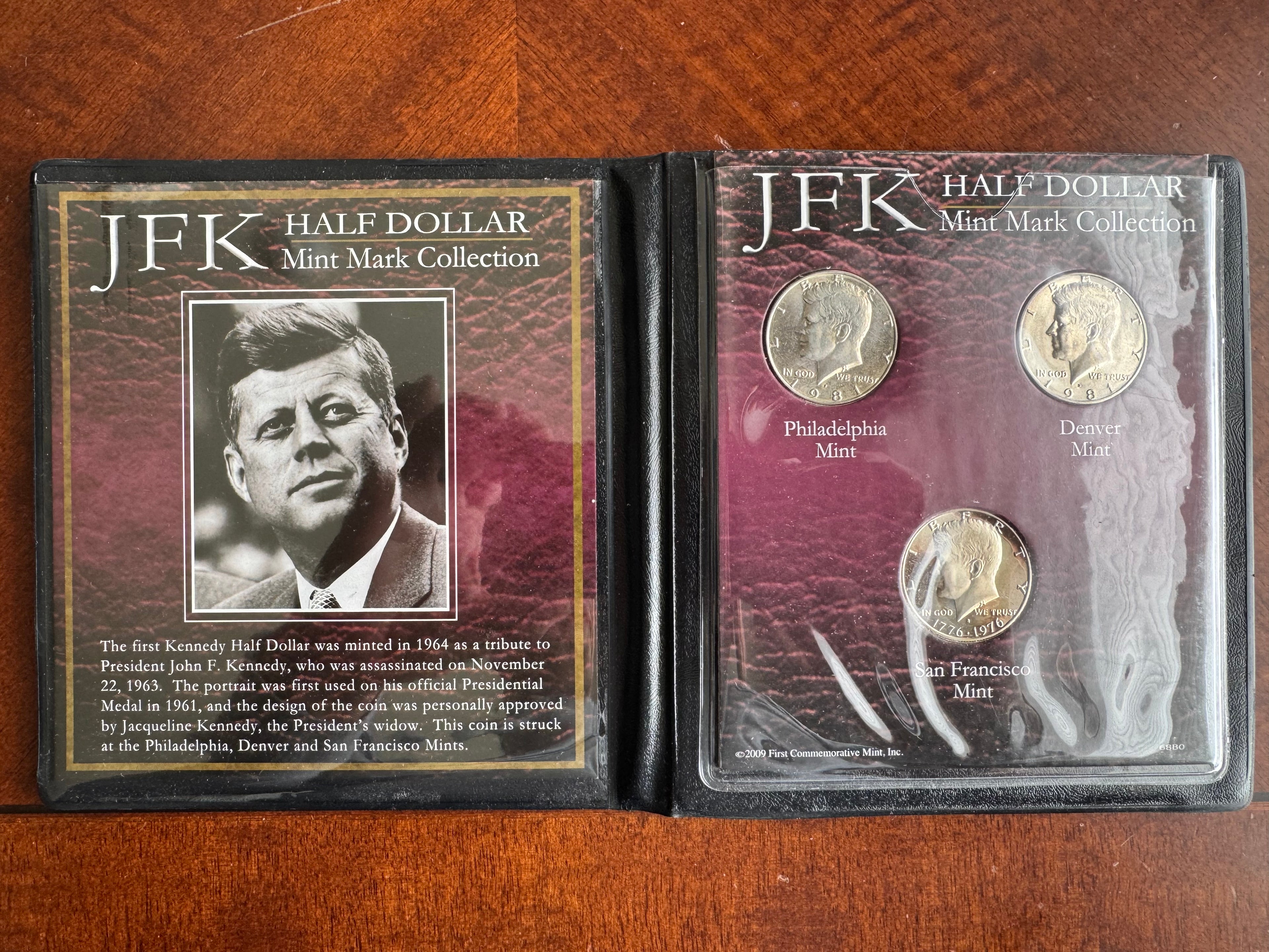 JFK Half Dollar Mint Mark Collection with Bicentennial - 3 Coin Set