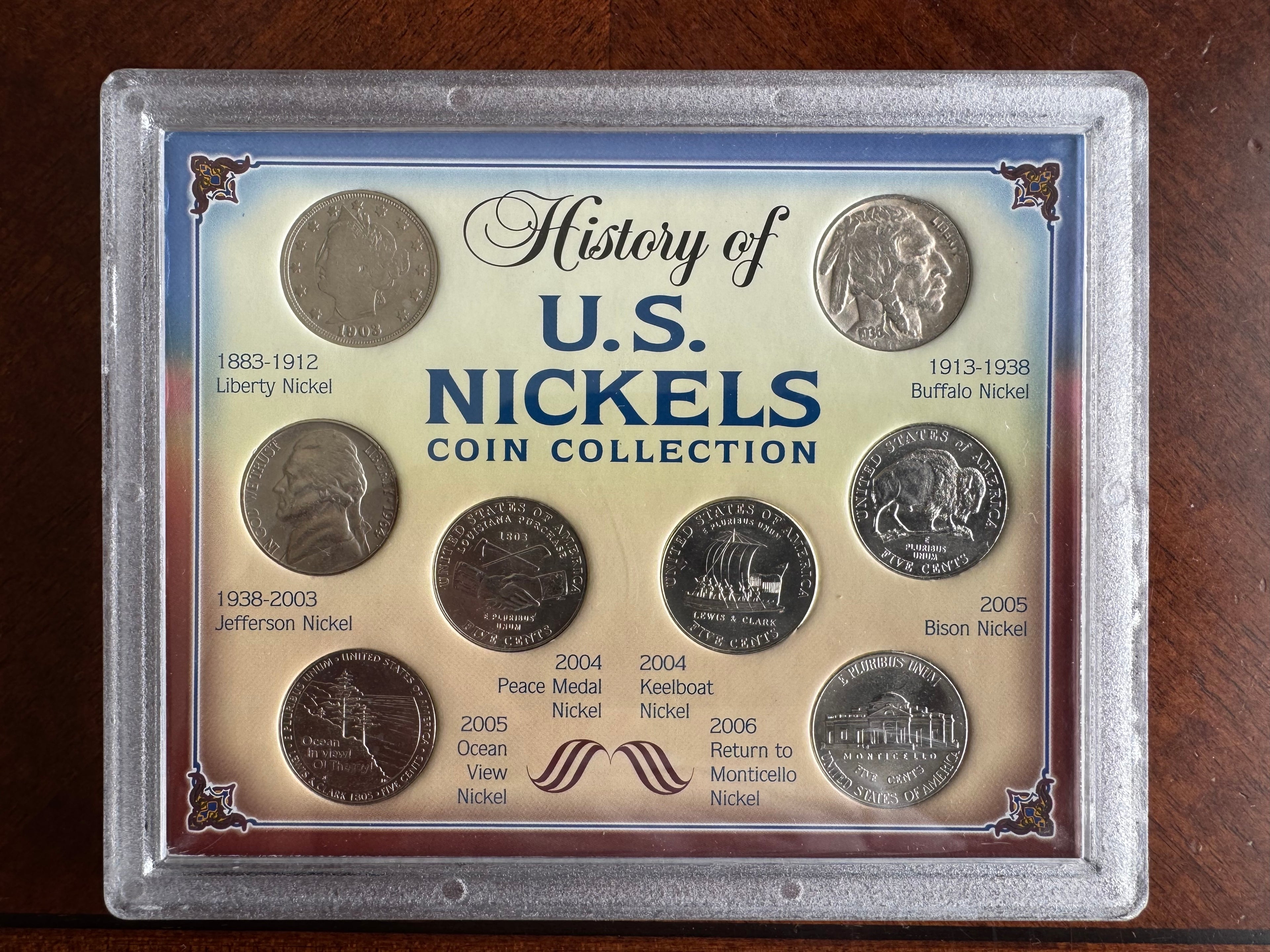 History of U.S. Nickels Coin Collection