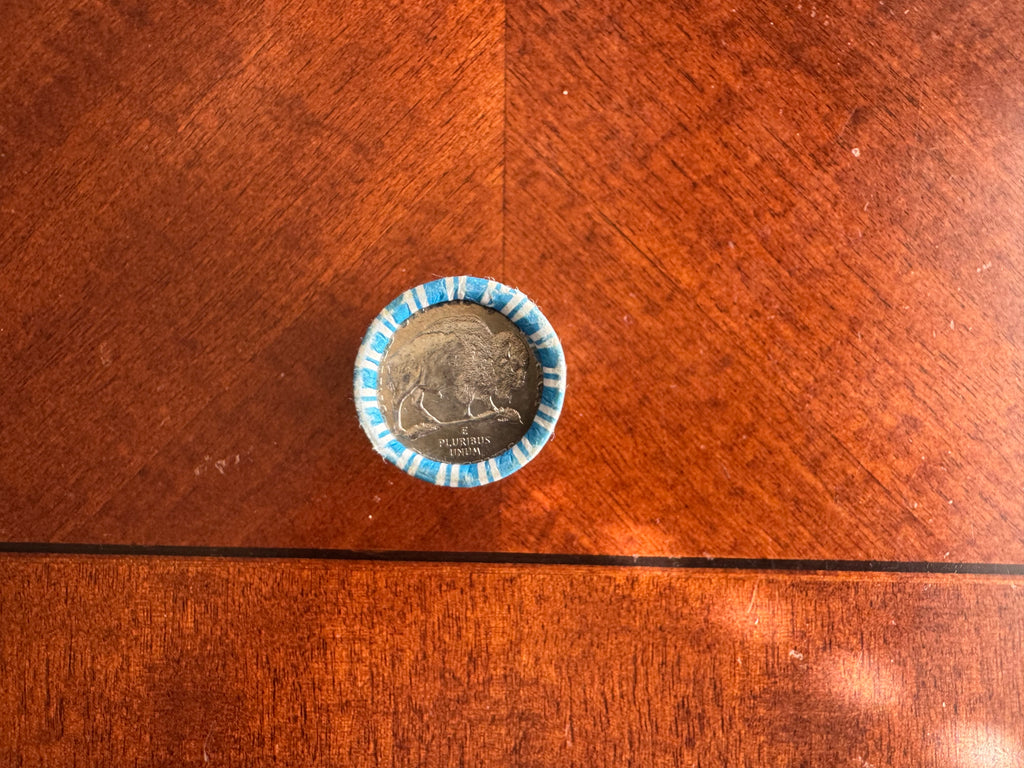 Roll of 40 Nickels – 20 x 2005 Jefferson Nickels & 20 x Buffalo Nickels