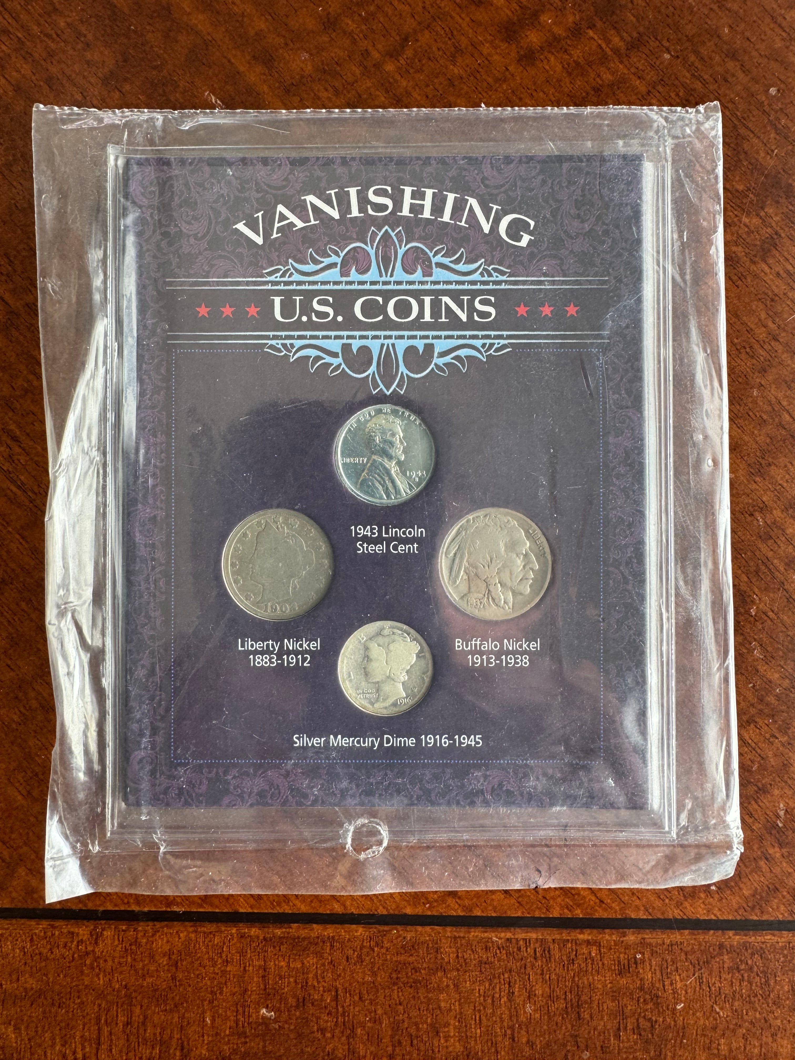 Vanishing U.S. Coins - 4 Coin Historic Set