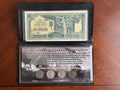 Pearl Harbor & Japanese Invasion Collection - Banana Note & 4 WWII Coins