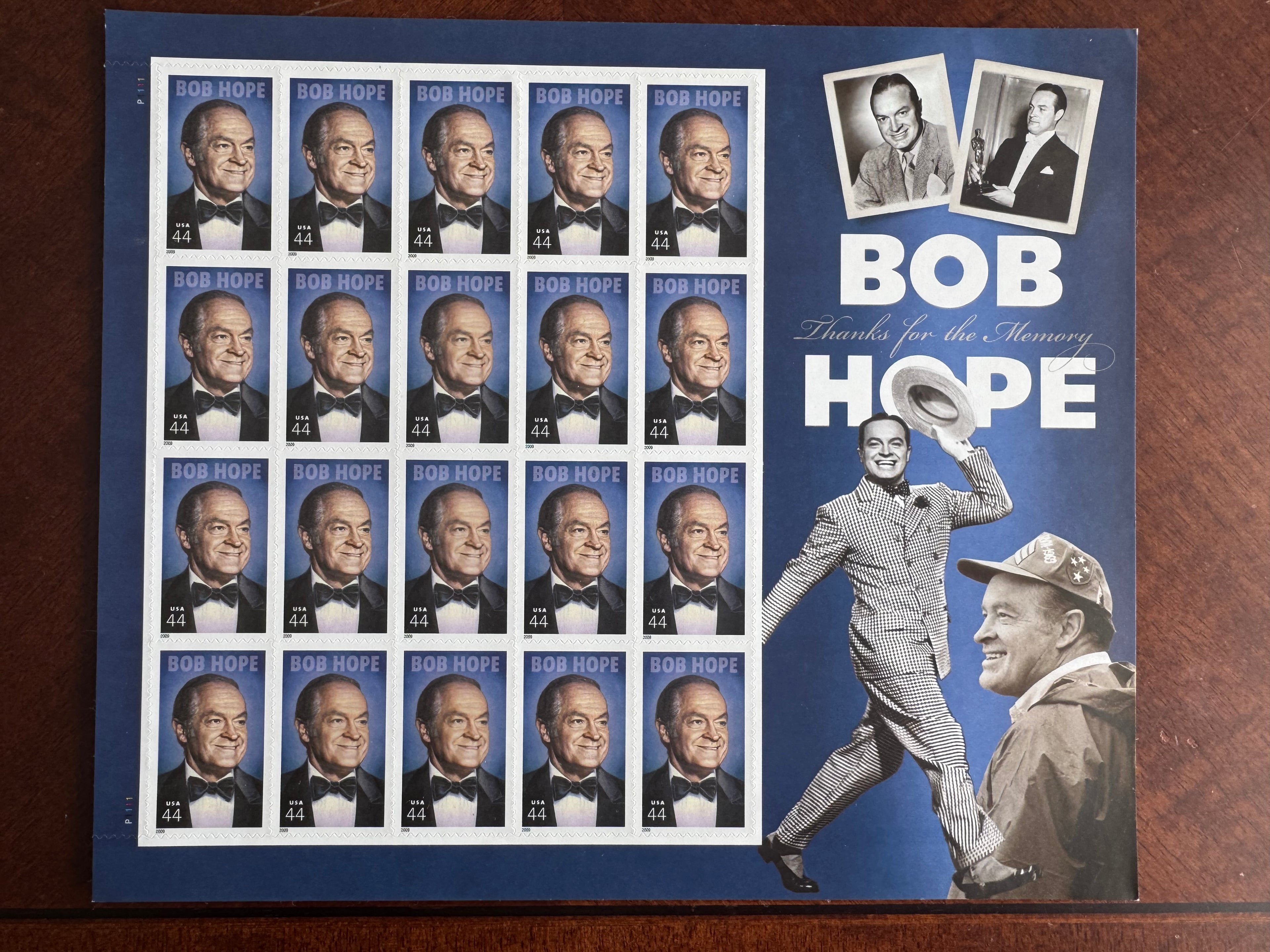 2009 Bob Hope - Thanks for the Memory - 44 Cent Stamp