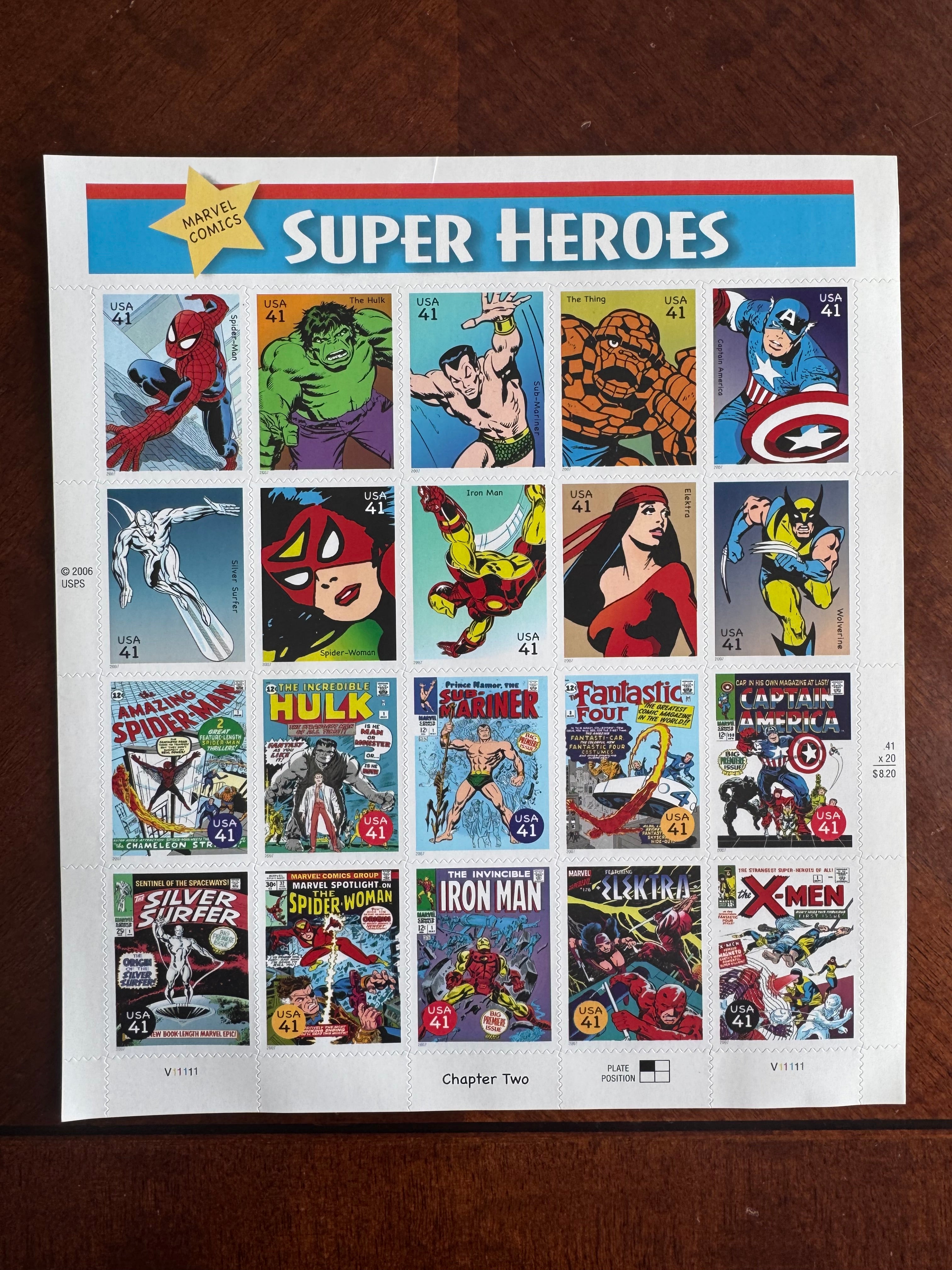 2006 Marvel Comics Super Heroes - 41 cent stamp