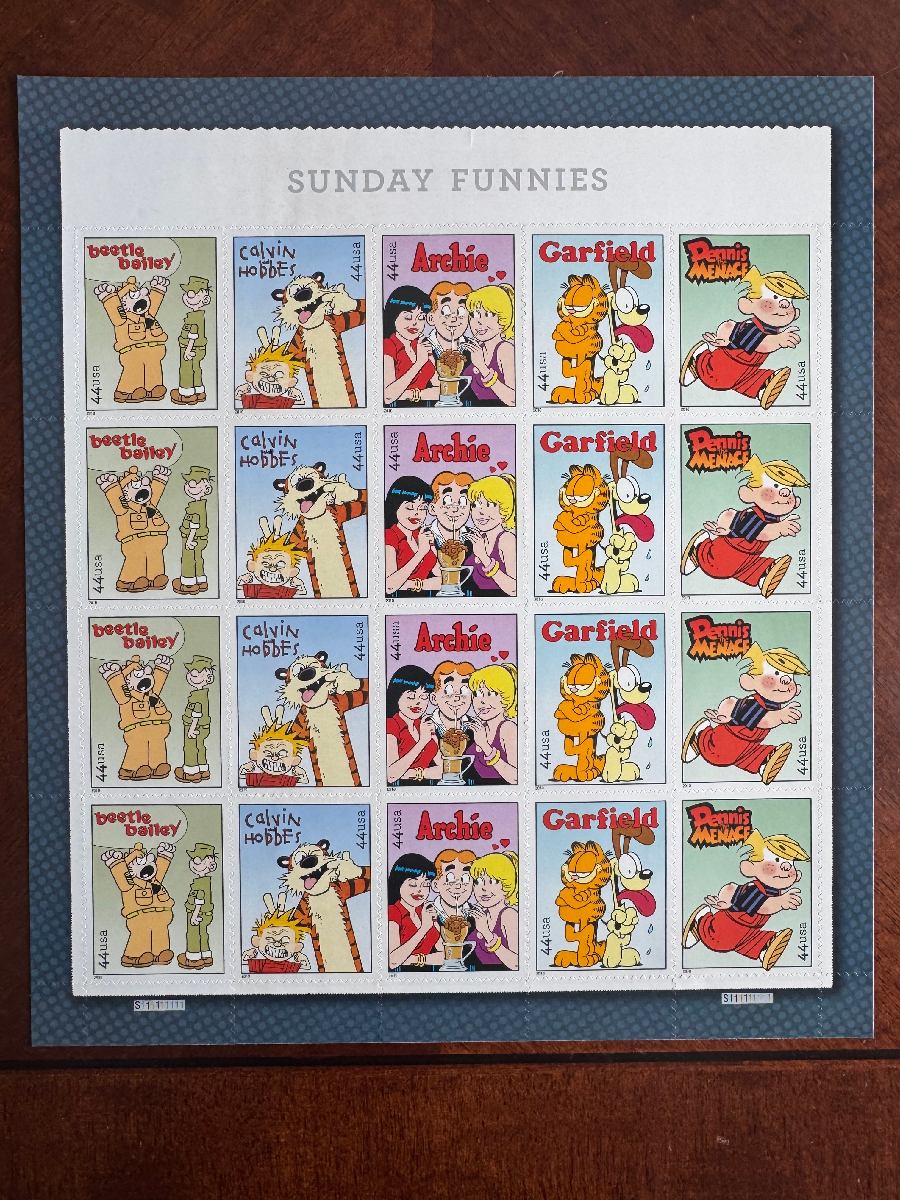 2010 Sunday Funnies - 44 cent stamp