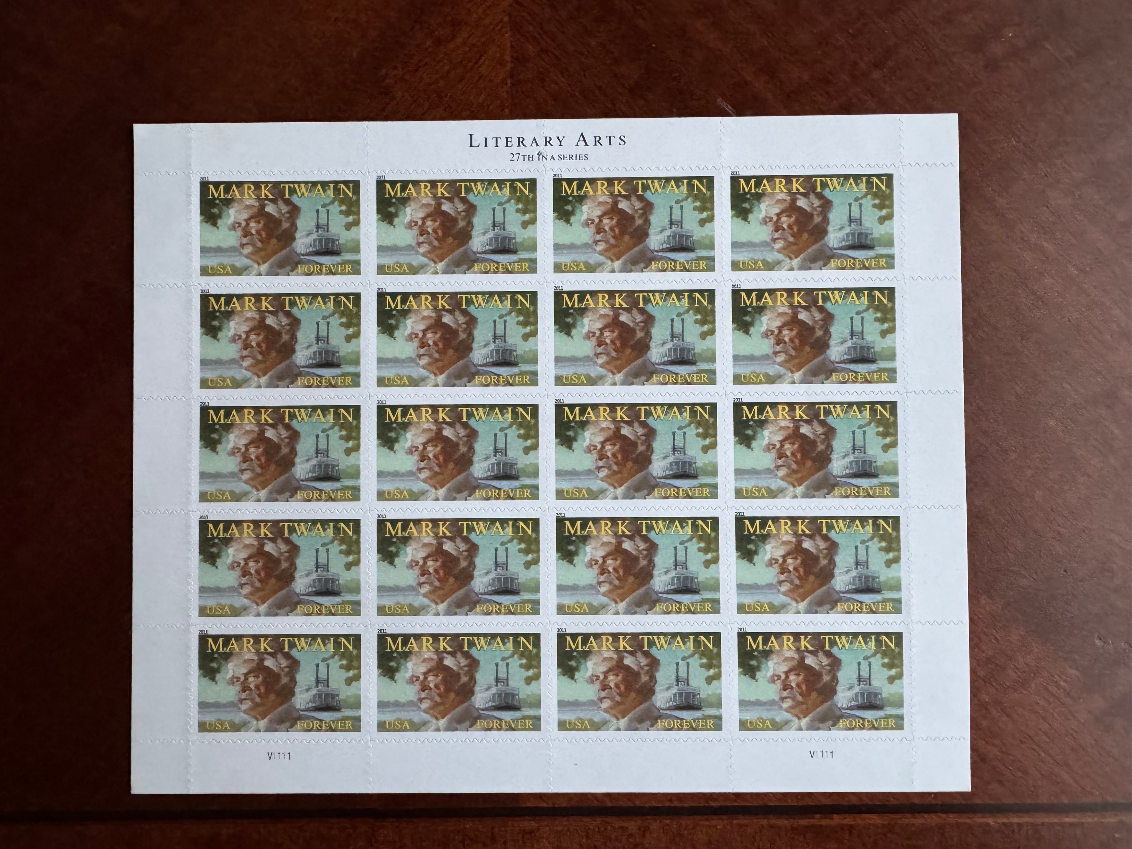 2011 Mark Twain - Forever stamp