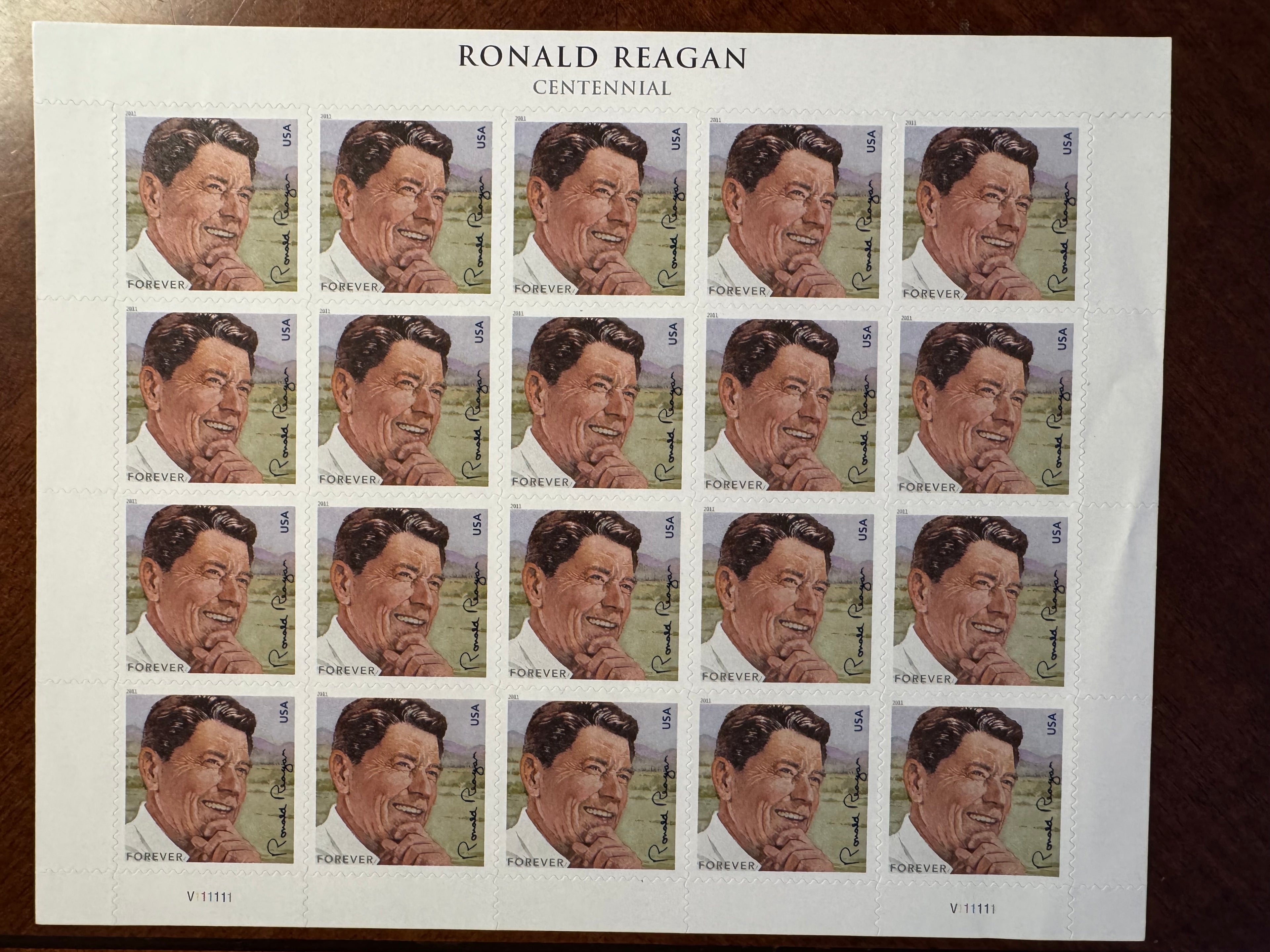 2011 Ronald Reagan Centennial - Forever stamp