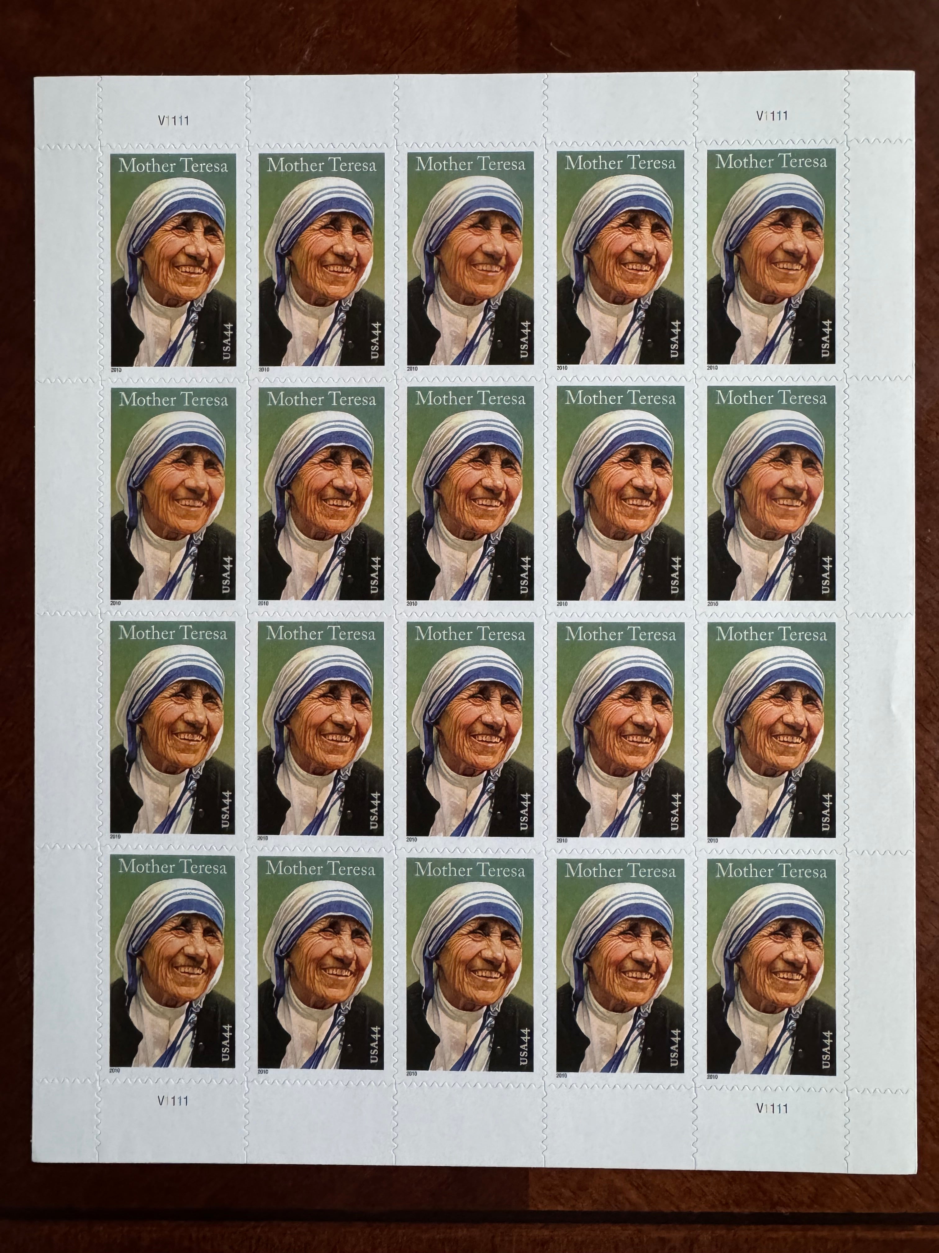 2010 Mother Teresa - 44 cent stamp