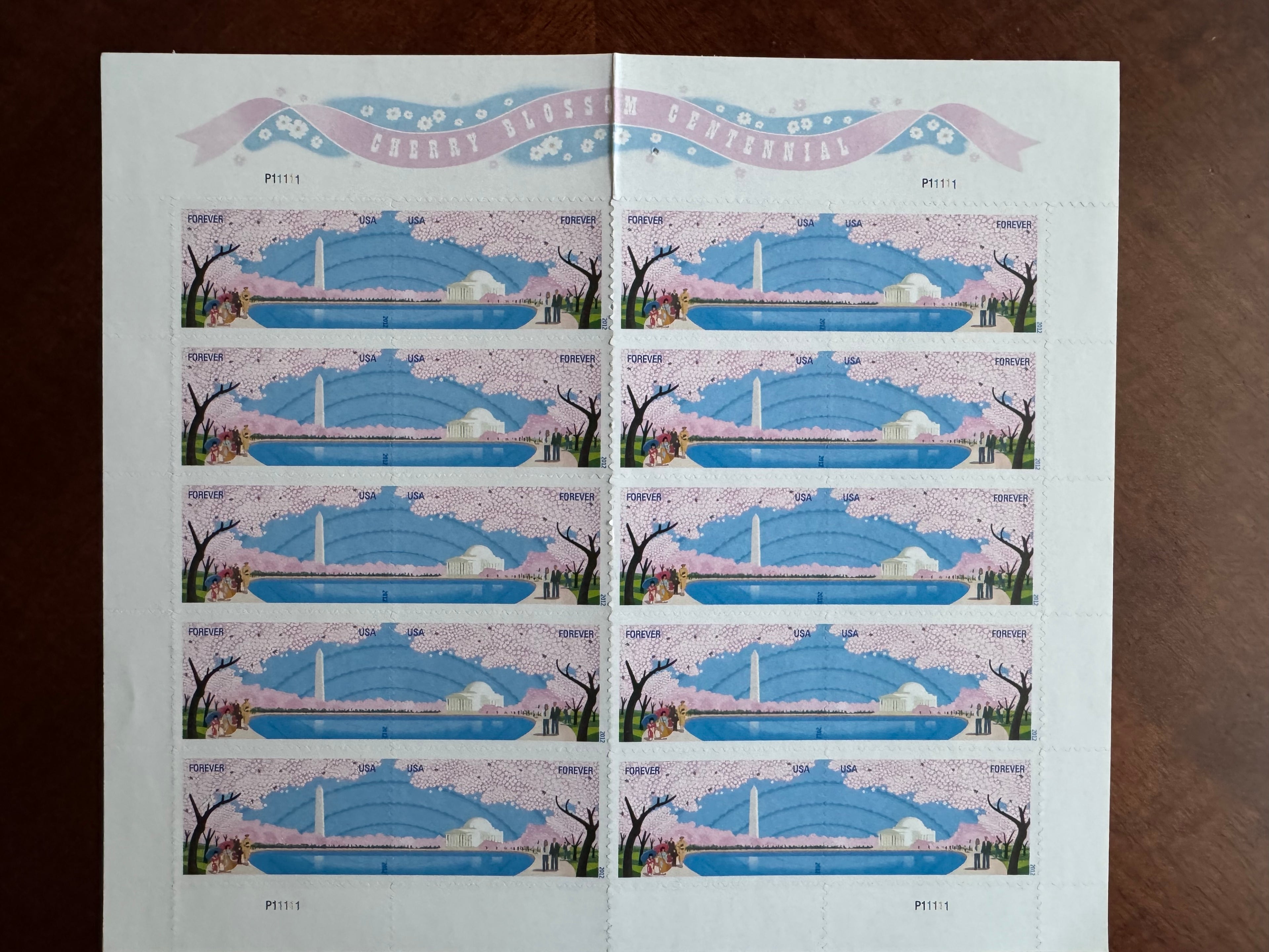 2012 Cherry Blossom Centennial - Forever stamp