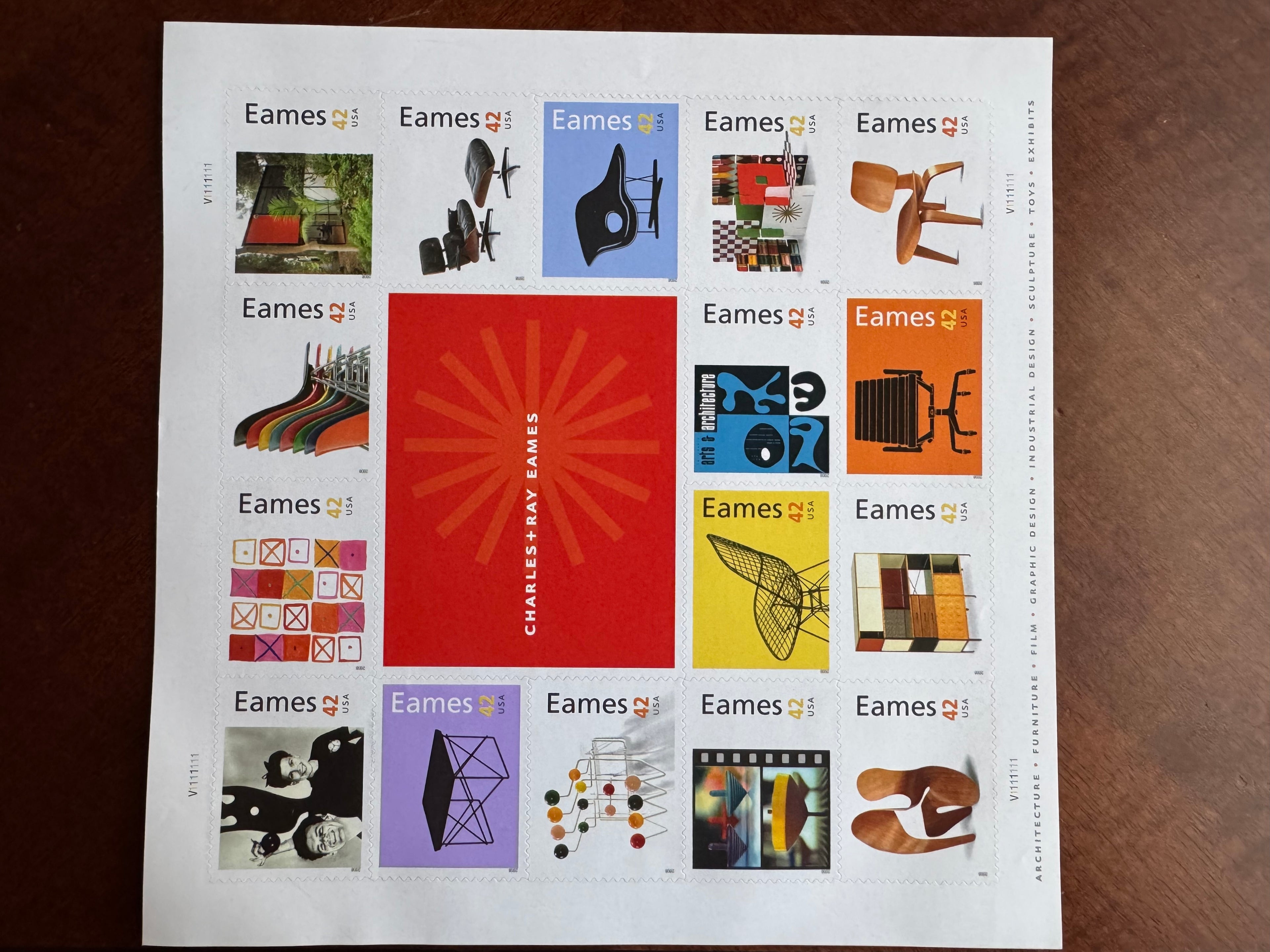 2008 Charles + Ray Eames - 42 Cent Stamp