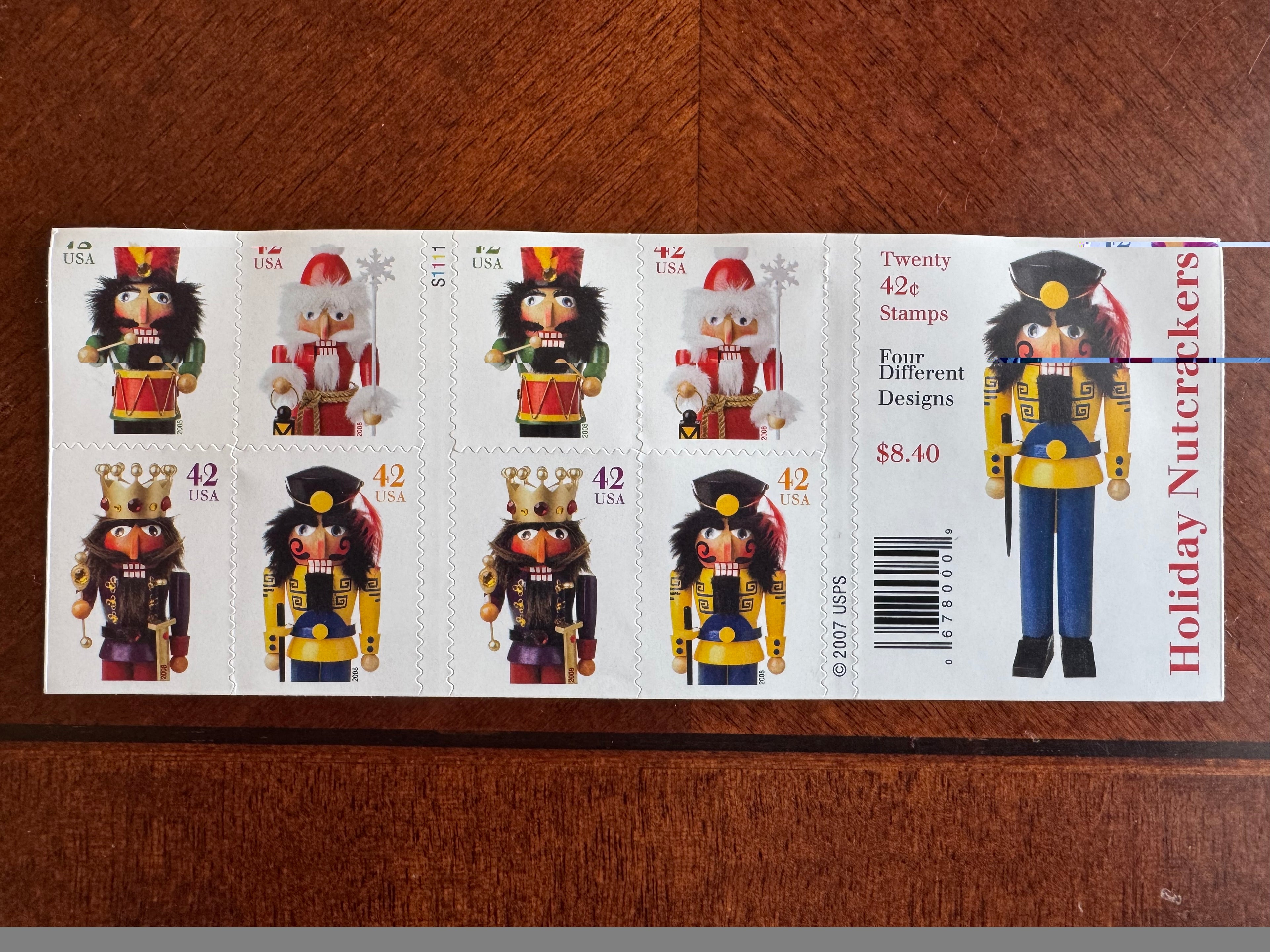2008 Holiday Nutcrackers - 42 Cent Stamp